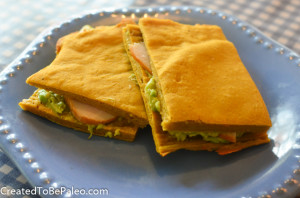 Sandwiches with plantain bread