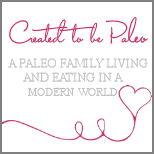 Grab button for Created to be Paleo